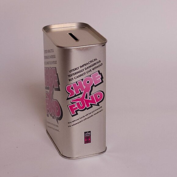 FUNNY SHOE FUND Piggy Bank Y2K Gag Gift - Picture 8 of 9